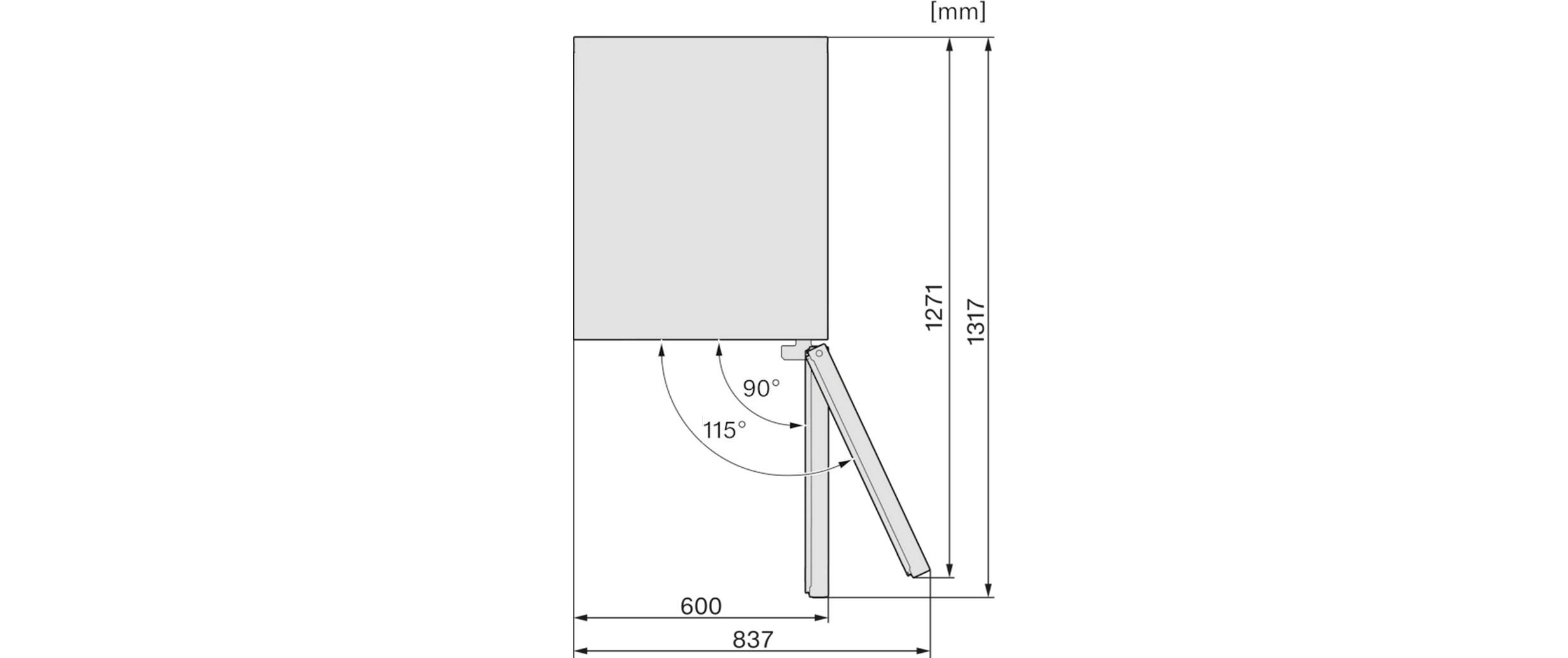 Weinkühlschrank KWT 4584 E Rechts<br>Stand-Weinschrank