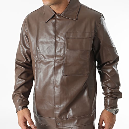 Ensemble Veste Et Pantalon Cargo Marron