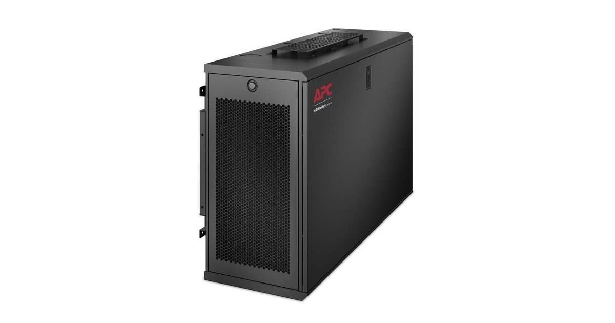 APCNetShelter WX 6U Low-Profile met fans server rack  (Zwart, 353 x 968 x 684mm)