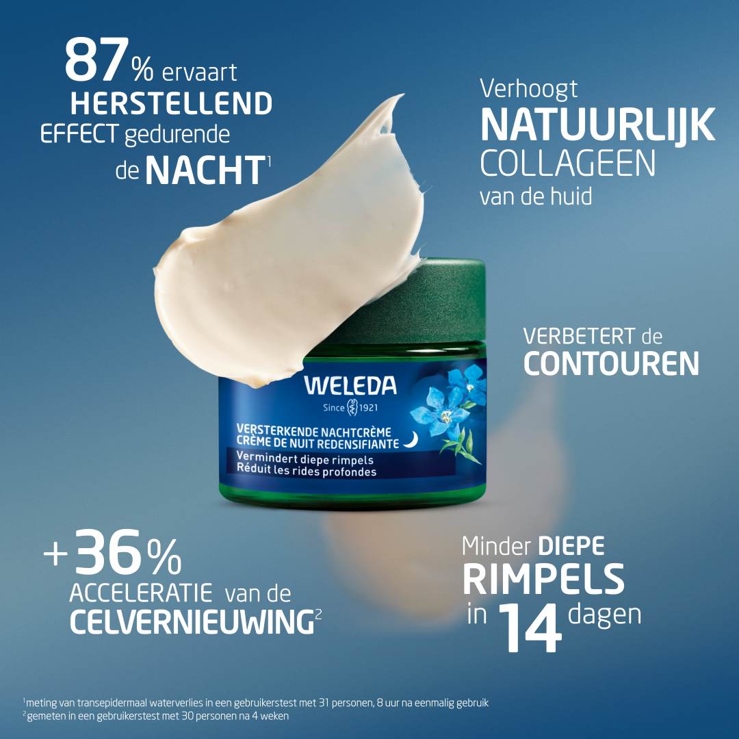 WELEDA Blauwe gentiaan&edelweiss versterkende nachtcreme (40 ml)