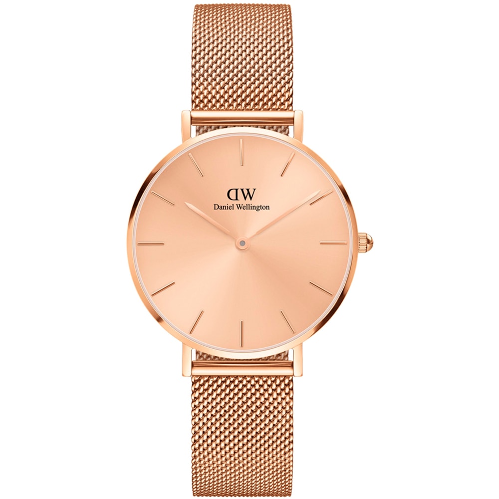Montre à quartz - Acier inoxydable doré rose - Femme