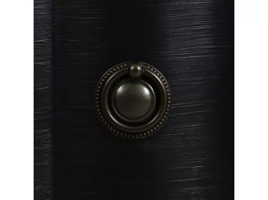 Commode arbalète double Bois Noir - Manoir Interior's