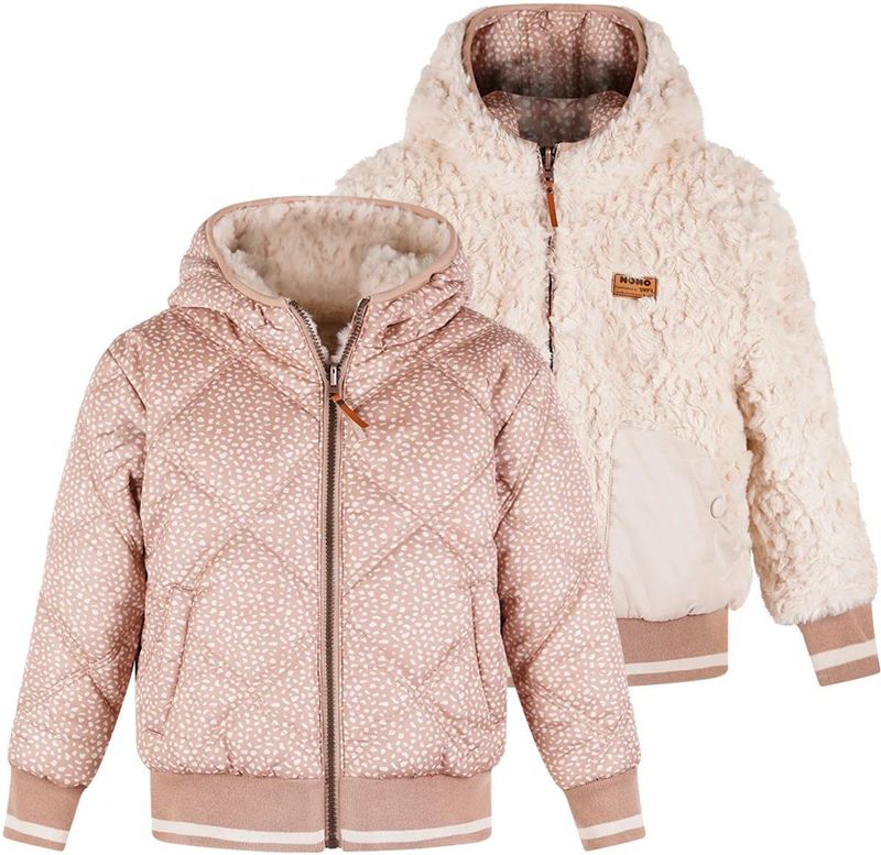 NONO - Bomby Reversible - Winterjas - Ivoor - Omkeerbaar Design