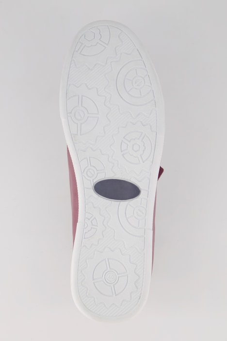 Leder-Sneaker, Reißverschluss, Wechselfußbett, Weite H