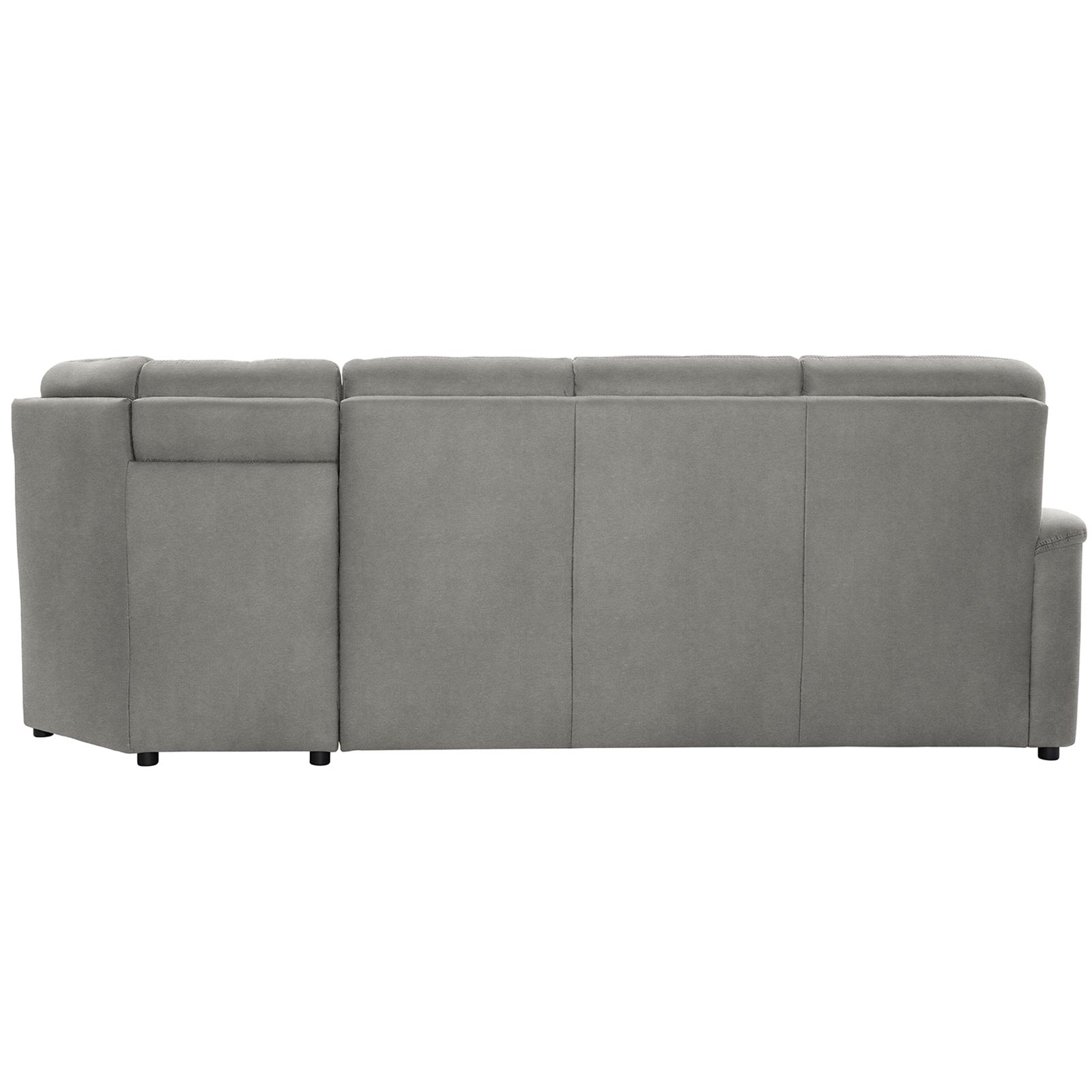 polsterpower Ecksofa - Belle silver - Basismodell - rechts