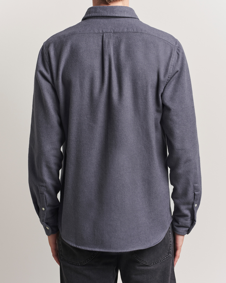 Colorful Standard Organic Flannel Shirt Lava Grey