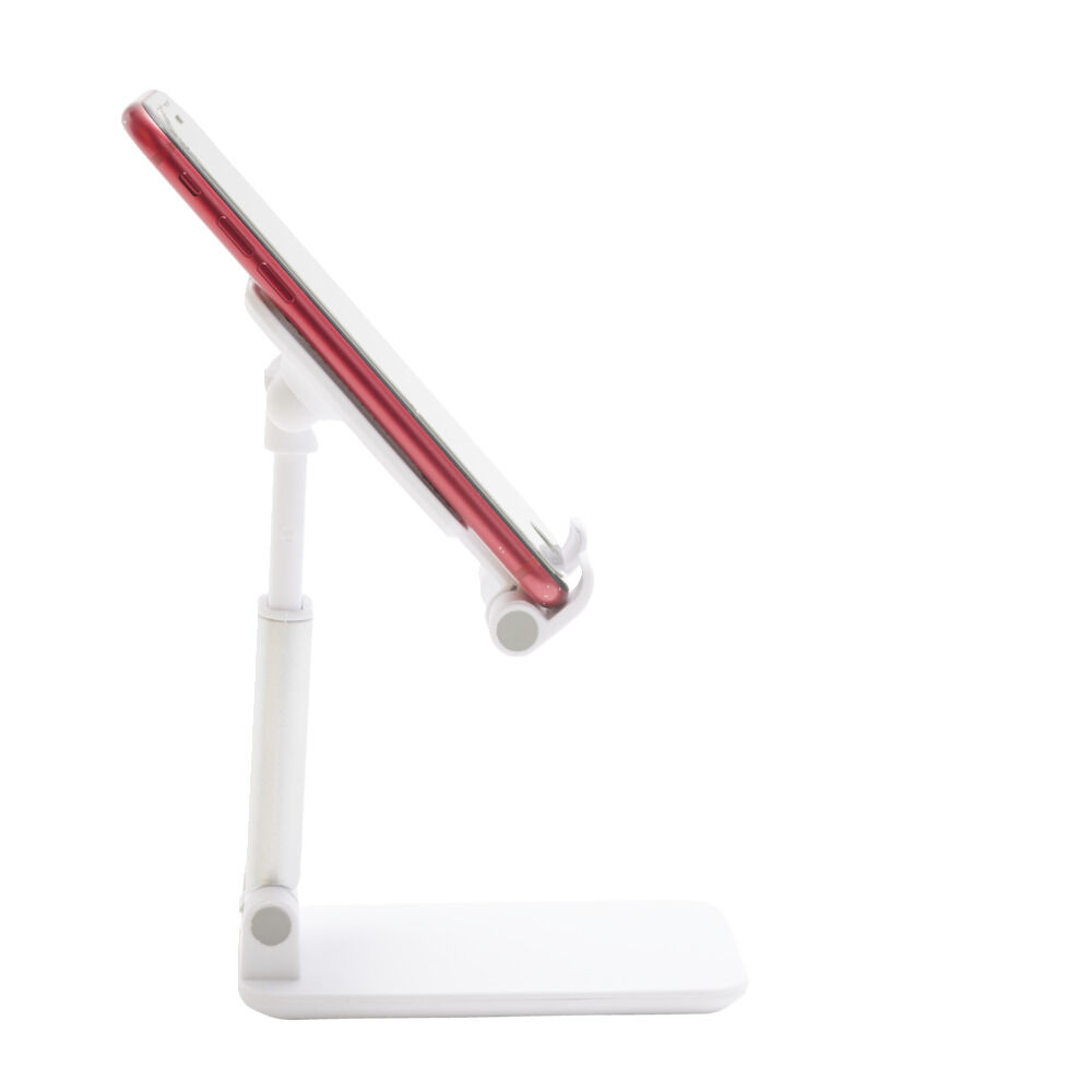 Support téléphone multiposition blanc 6,5x2,7xH11cm