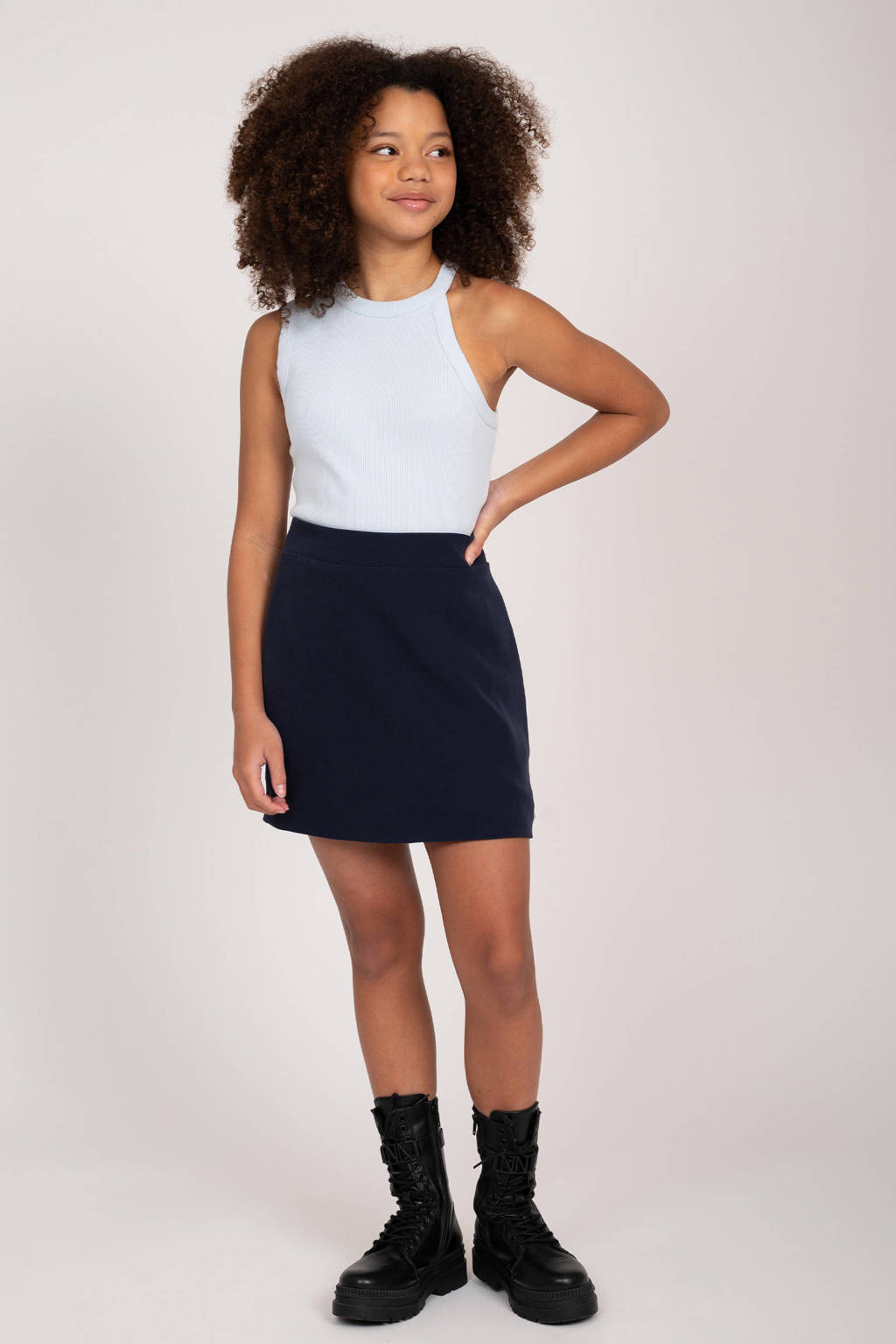 NIK&NIK korte rok donkerblauw