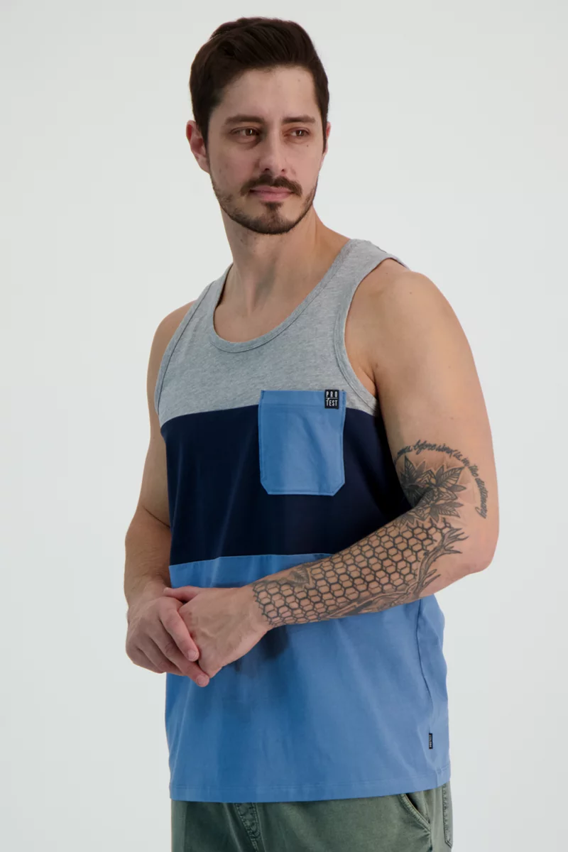 PROTEST Prtblavand Herren Tanktop