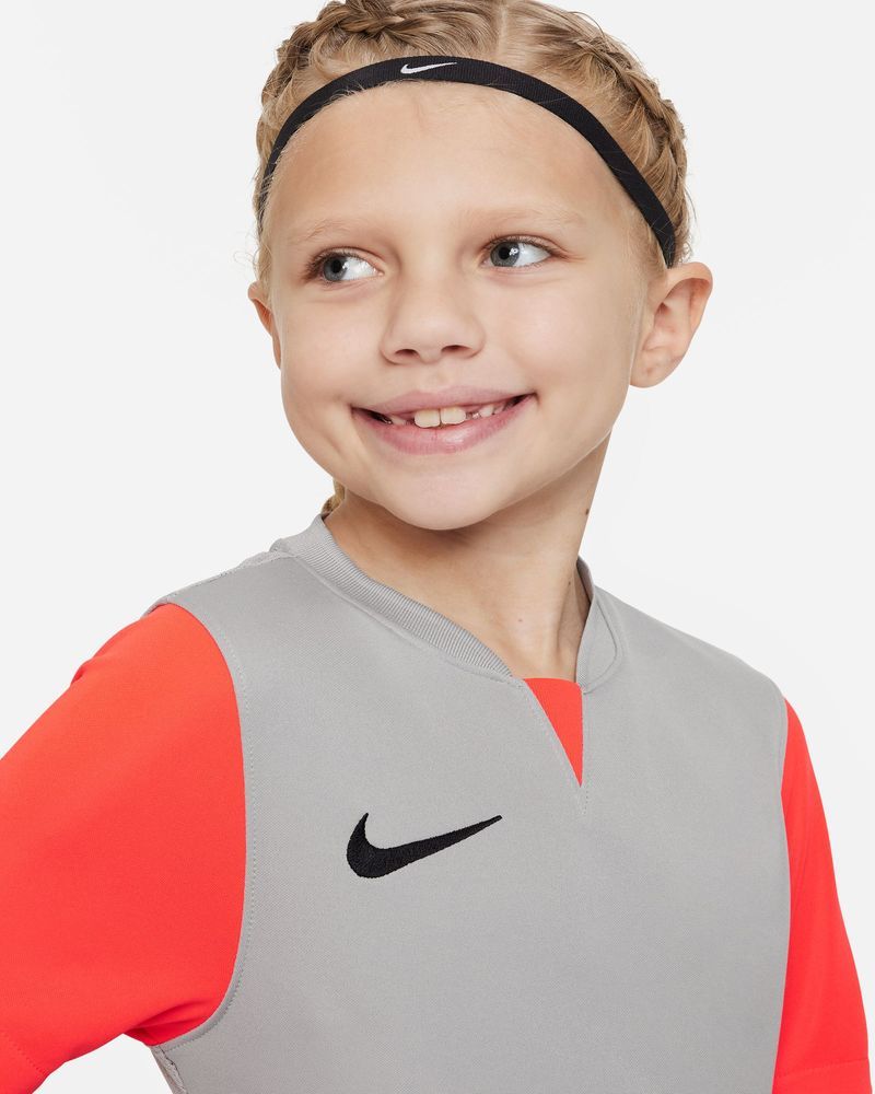Maillot de football Nike Trophy V Gris pour enfant
