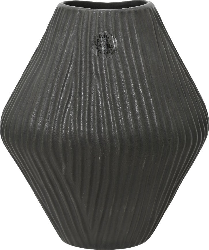 Decoris vaas Laurier grijs 21 x 24 x 28 cm