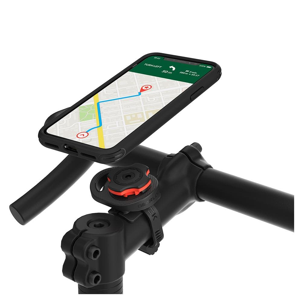 Gearlock MS100 Bike Mount Stem Handlebar Universal 360° Grad Fahrrad Velo Halterung mit Sicherungsverschluss (000MP25057) - Schwarz