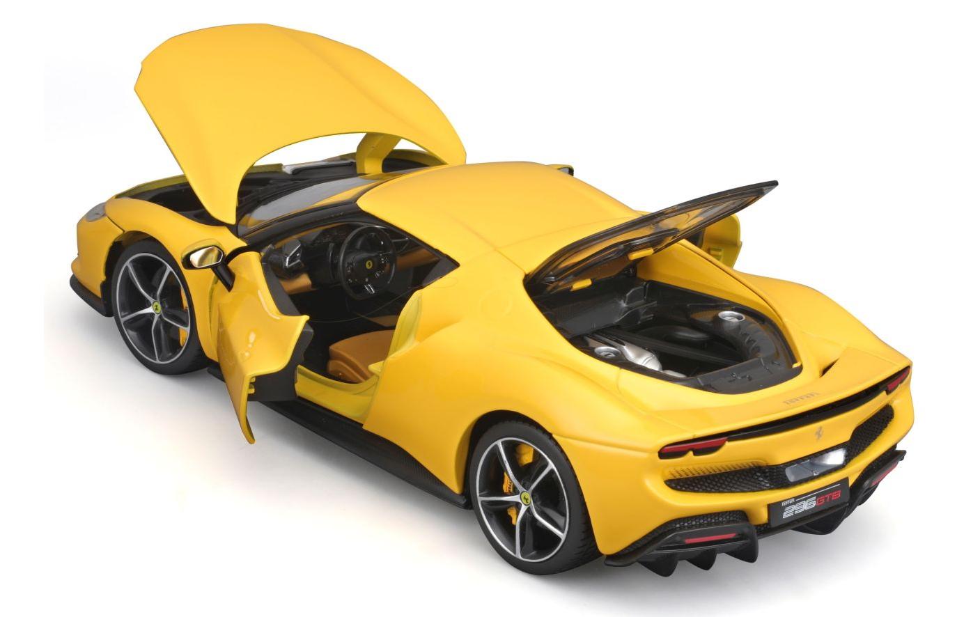 Ferrari R&P 296 GTB Gelb 1:18Sammlermodell im Massstab 1:18