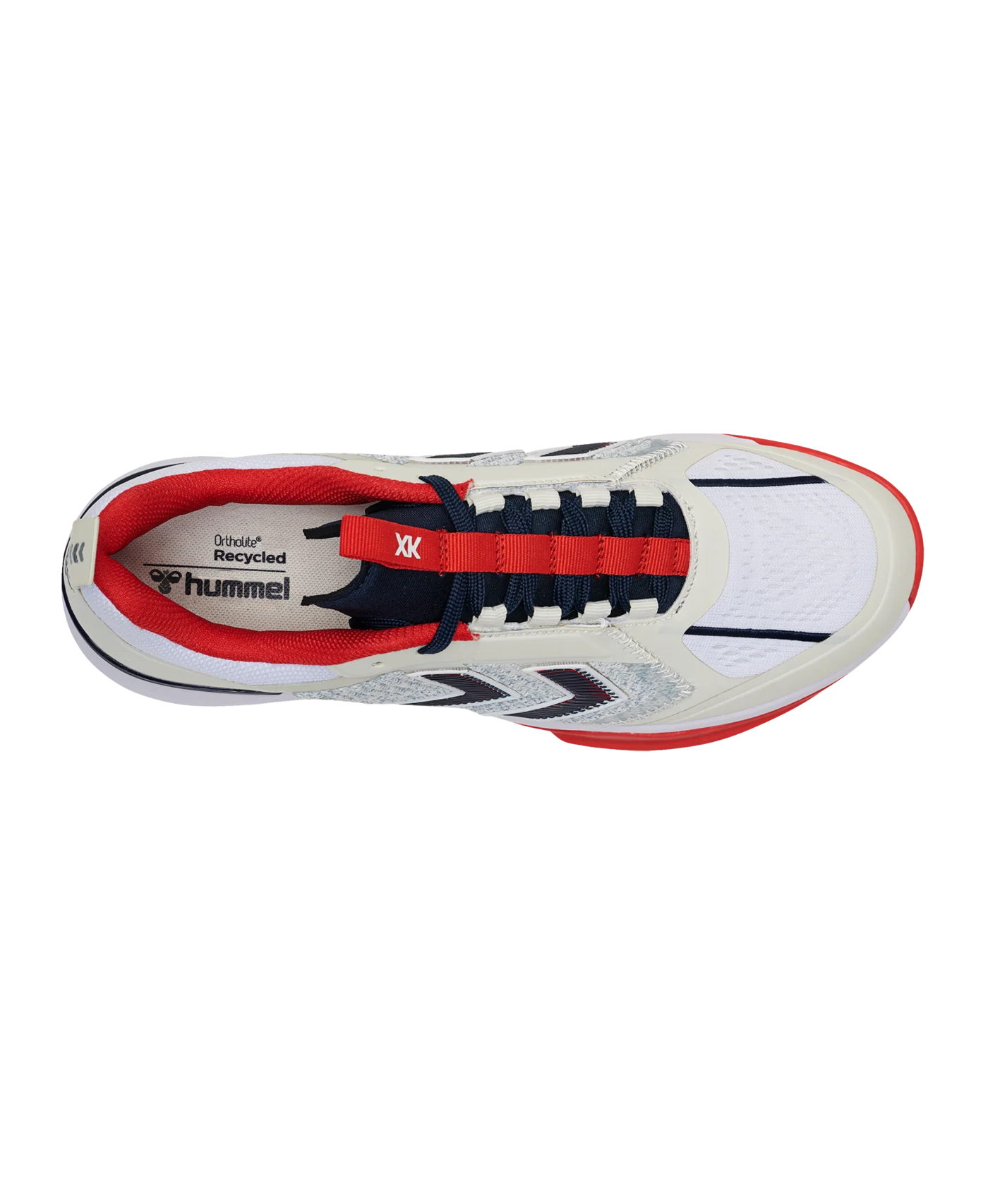 Hummel Dagaz Handballschuhe Weiss Rot F9806