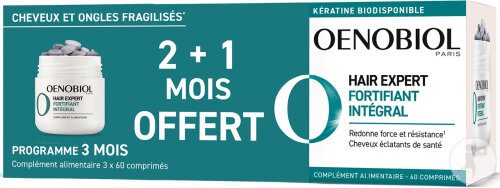 Oenobiol Hair Expert Fortifiant Intégral 3x60 Comprimés