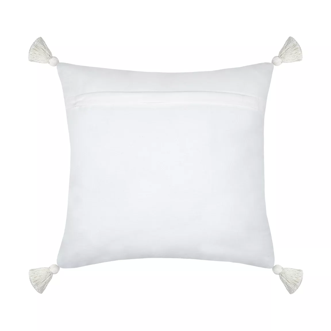 Coussin carré coton (45 x 45 cm) Joanny Blanc