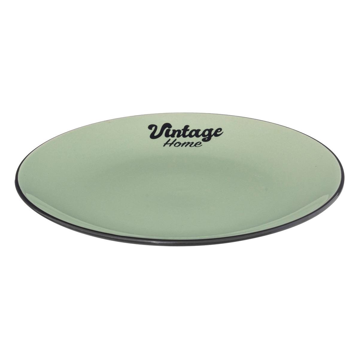 ASSIETTE A DESSERT BE VINTAGE MINT D.20CM