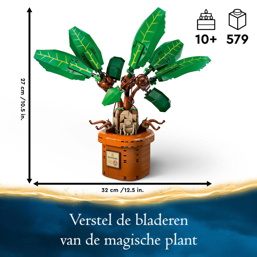 Leuk concept, gedoe om te bouwenMandragora Speelgoed Plant set 76433