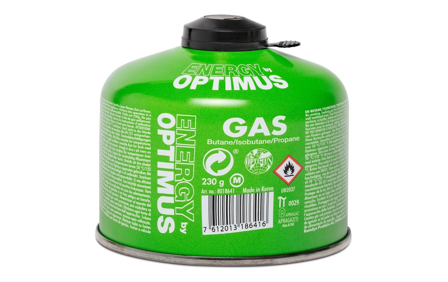 Gaskartusche 230 gVentil-Gaskartusche