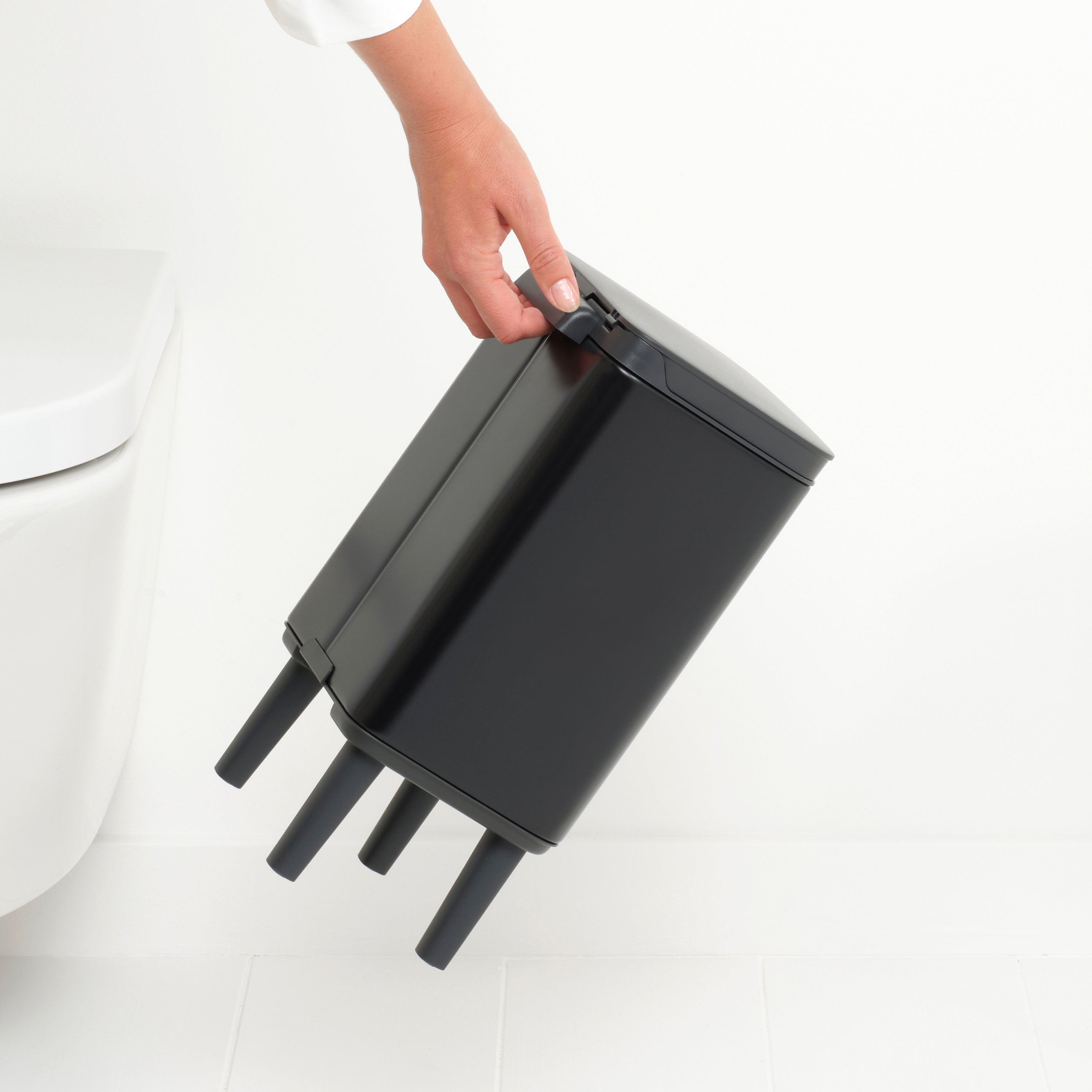 Brabantia Bo Hi Afvalemmer 4 L - Matt Black