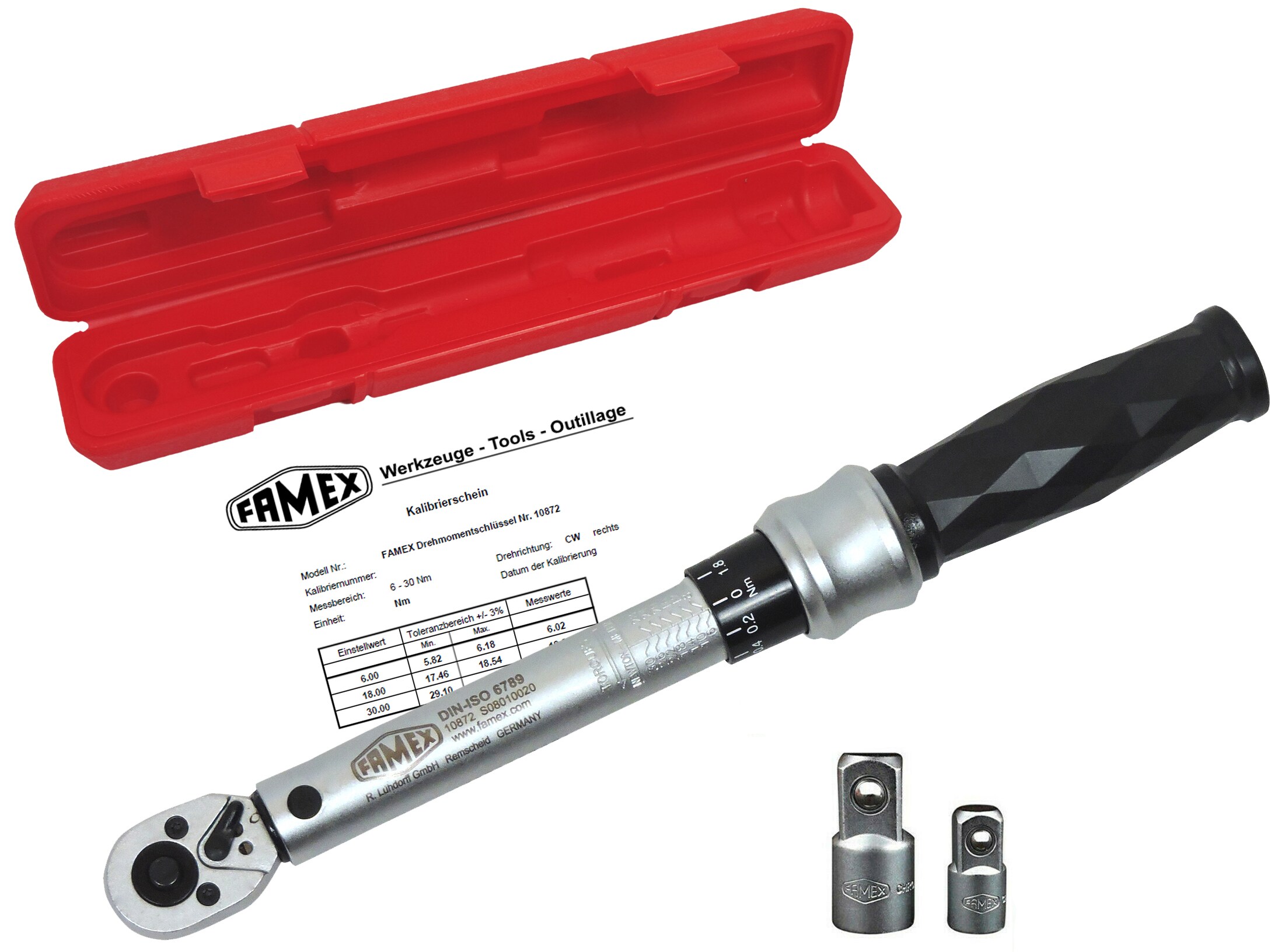 FAMEX 10872 Drehmomentschlüssel 1/4