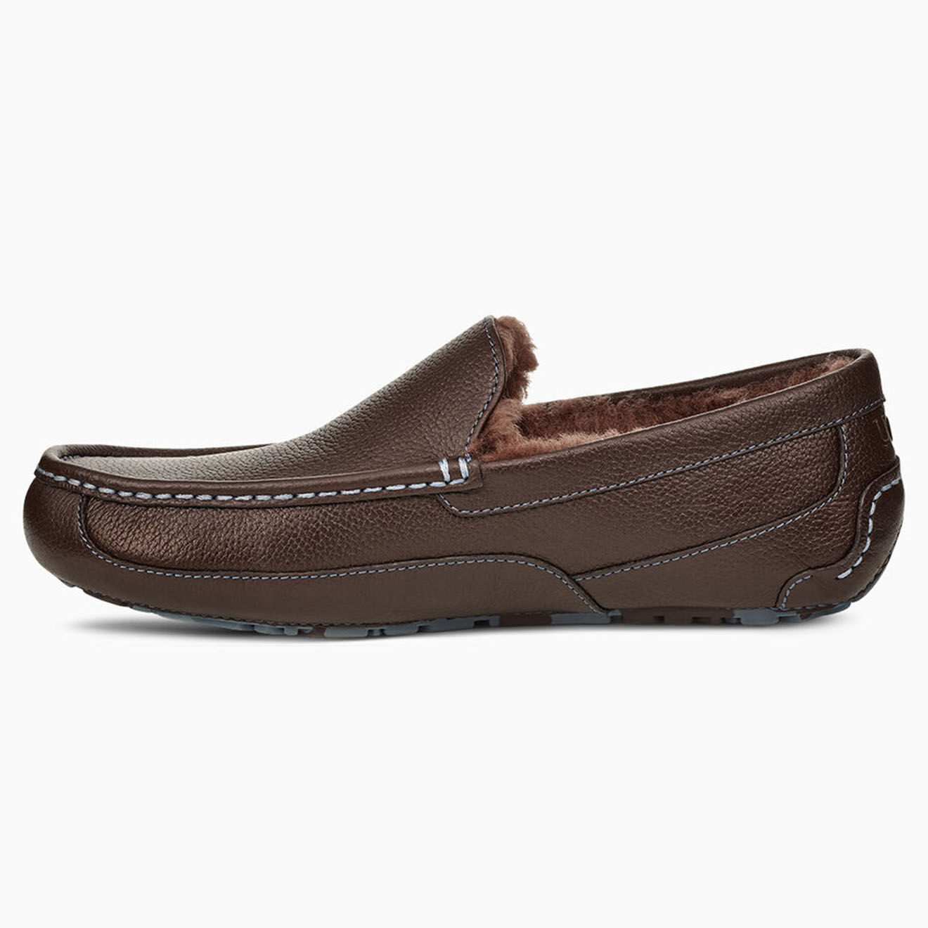 Ugg Mocassins fourrés Laine en Cuir AscoMarble marron