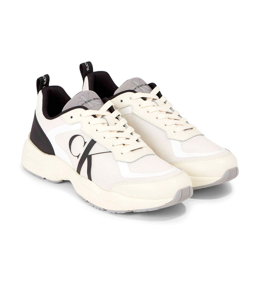 Tênis retrô Calvin Klein Jeans branco