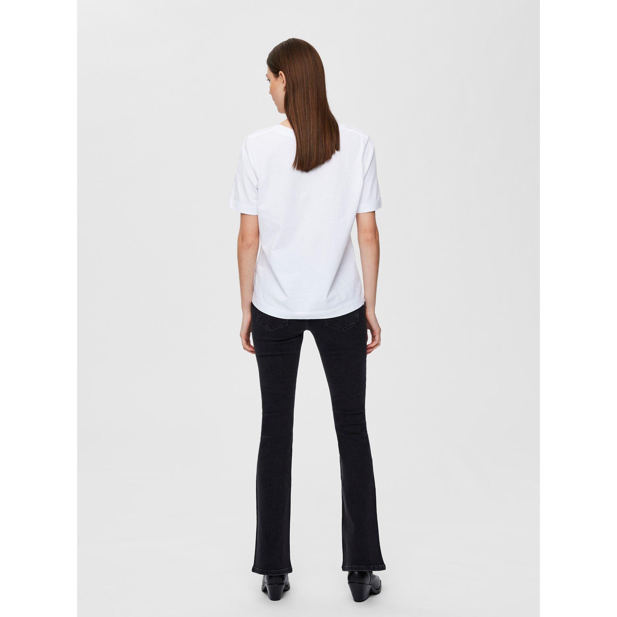 Selected Femme Standard V Neck T Shirt