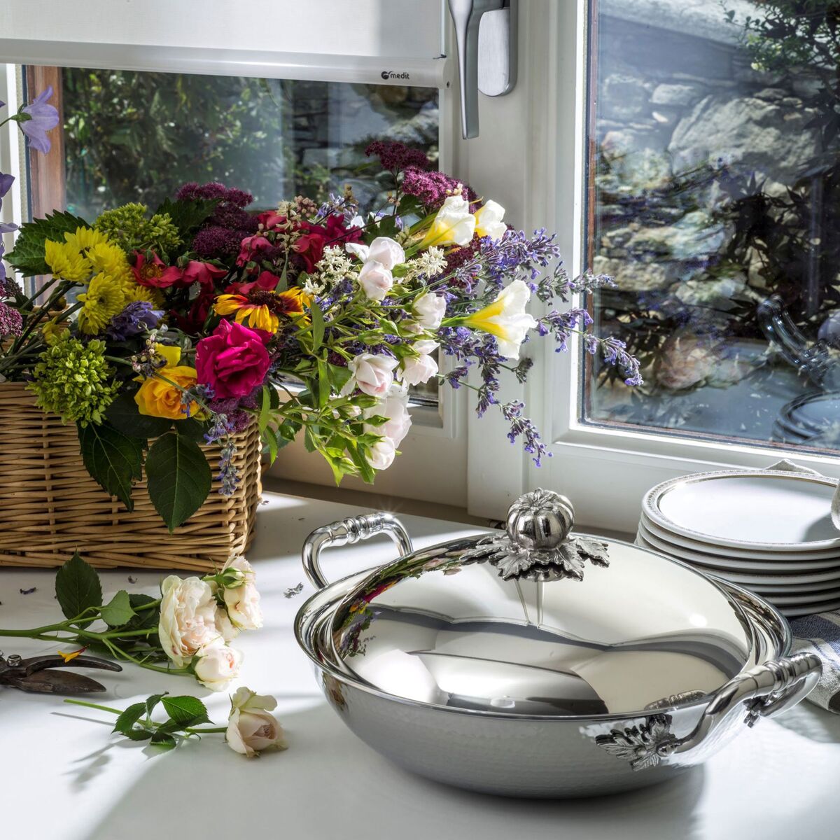 Opus Prima wok med lokk 30 cm