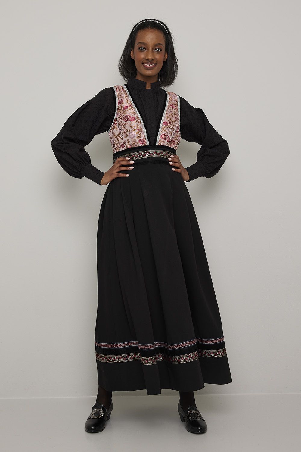 Skjorte med broderi Marthe
