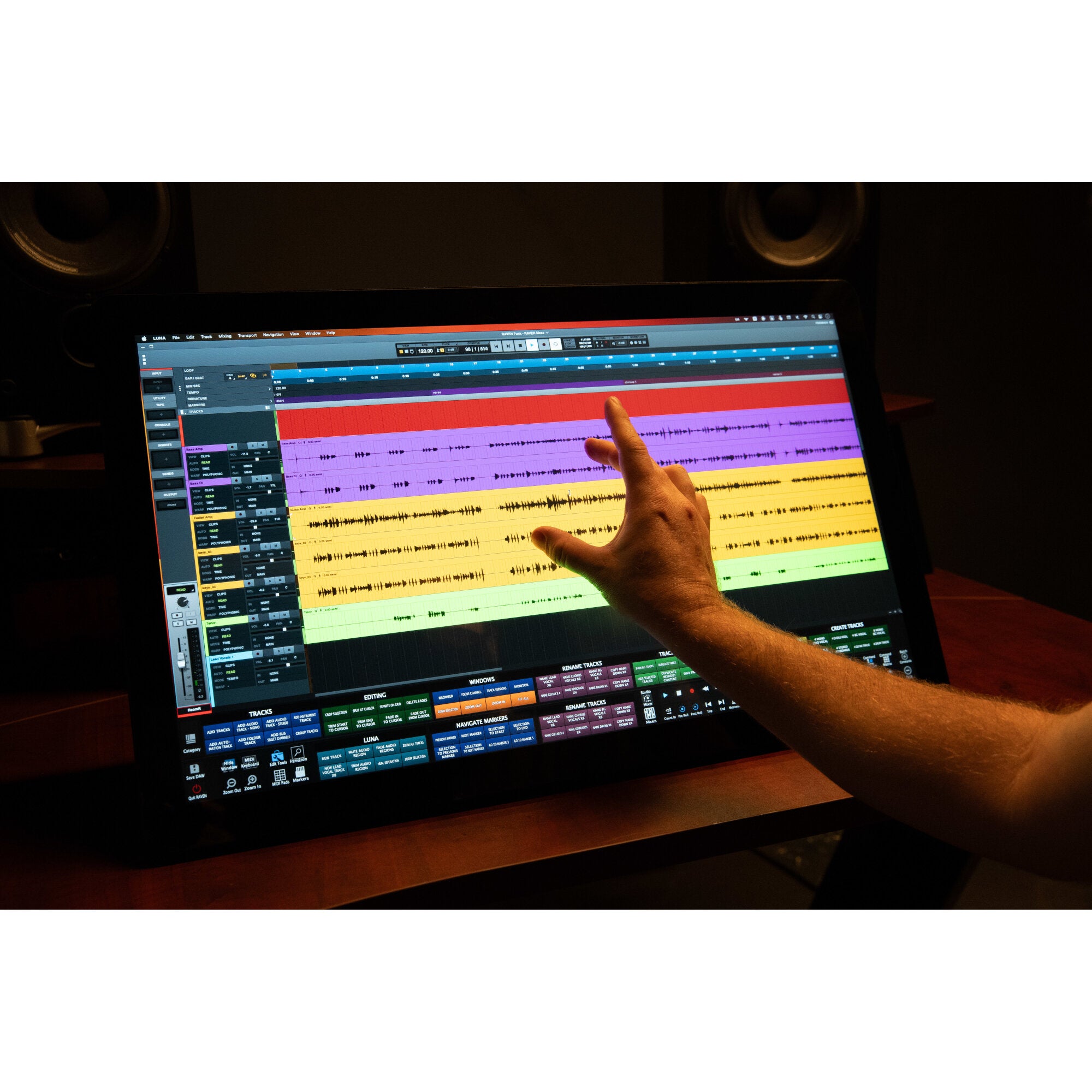 Steven Slate Audio Raven MTi MAX multitouch DAW controller en beeldscherm