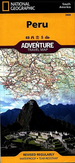 NATIONAL GEOGRAPHIC - 3404 PERU ECHELLE 1 1 650 000