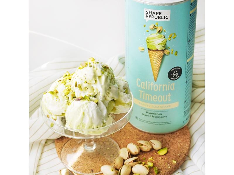 Shape Republic Slim Shake Pistazieneis mit Hafer 420 g California Timeout Abnehm-Shake