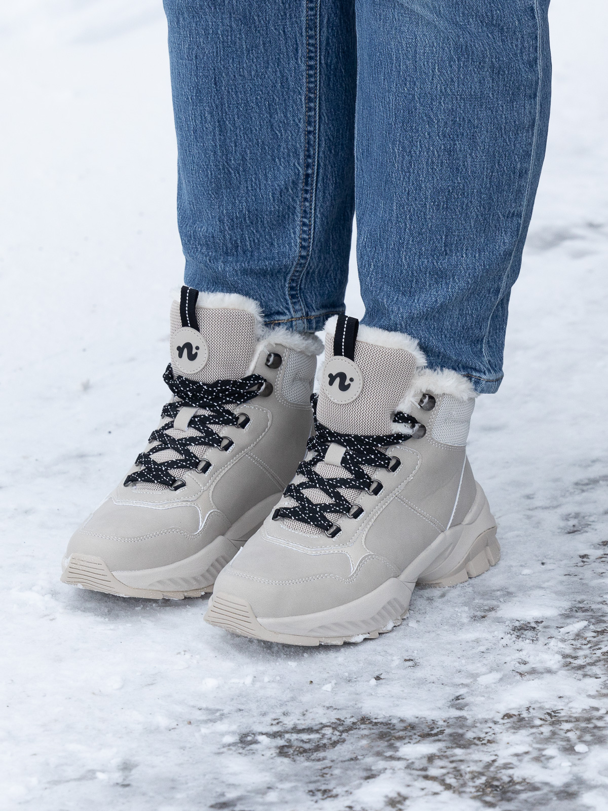 Noodles - Chunko II Feather Grey - Trapes Sko