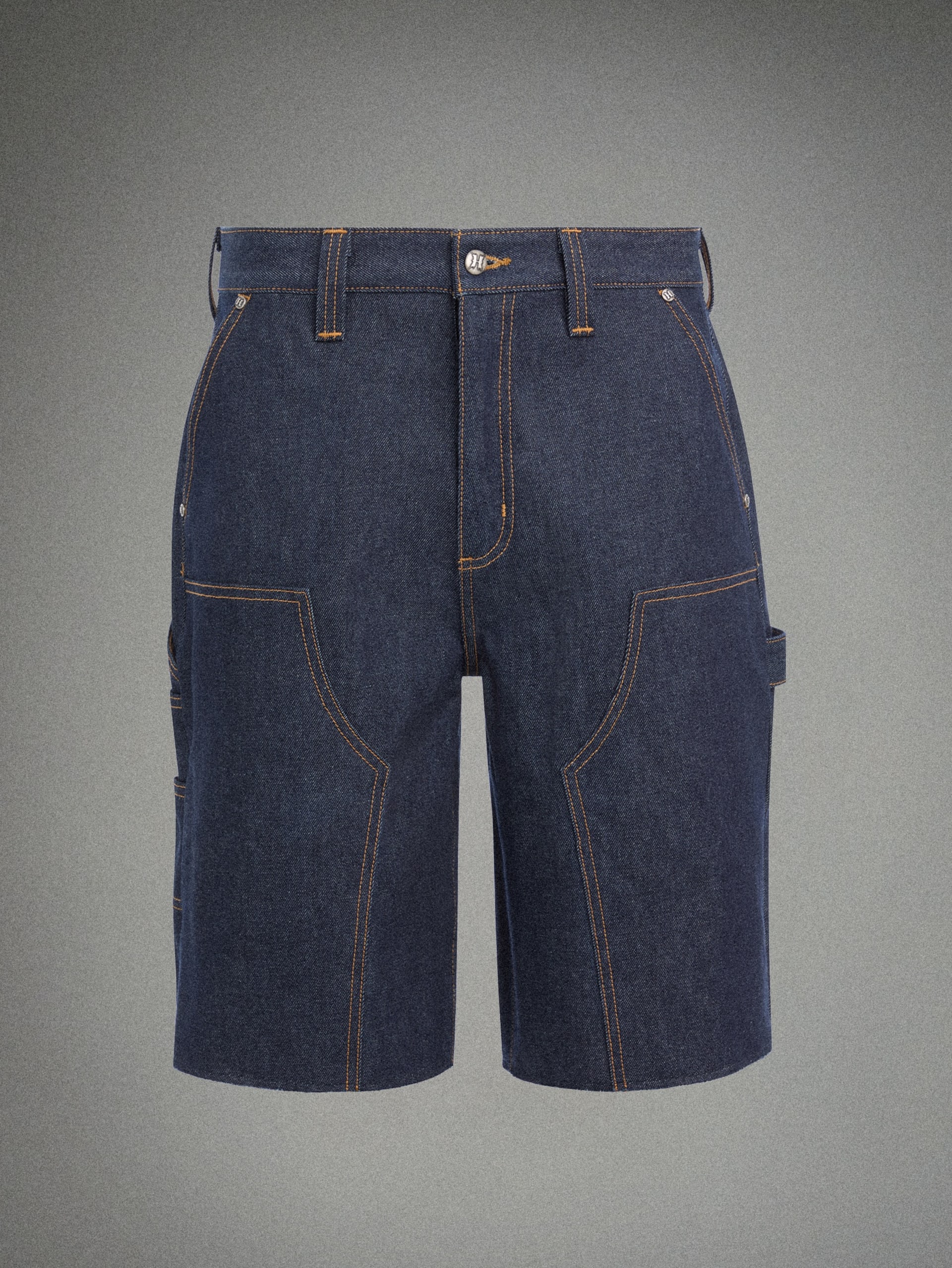 Shorts de carpinteiro em denim cru HARDSTONE