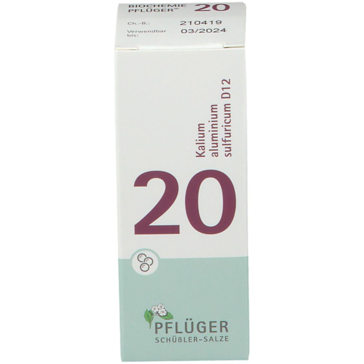 BIOCHEMIE PFLÜGER® Nr. 20 Kalium aluminium sulfuricum D12