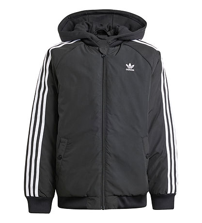 adidas Originals Steppjacke - Schwarz m. Weiß