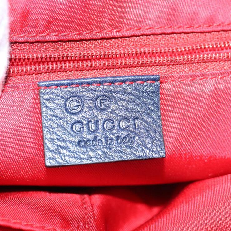 Gucci Vintage Gucci Shoulder Bag Navy