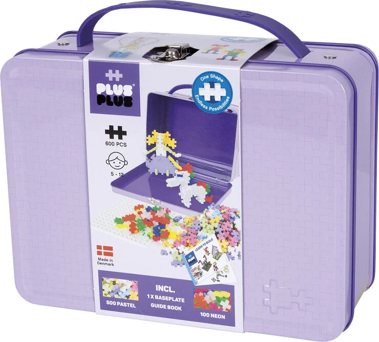 PLUS-PLUS Plus Plus Suitcase metal pastel