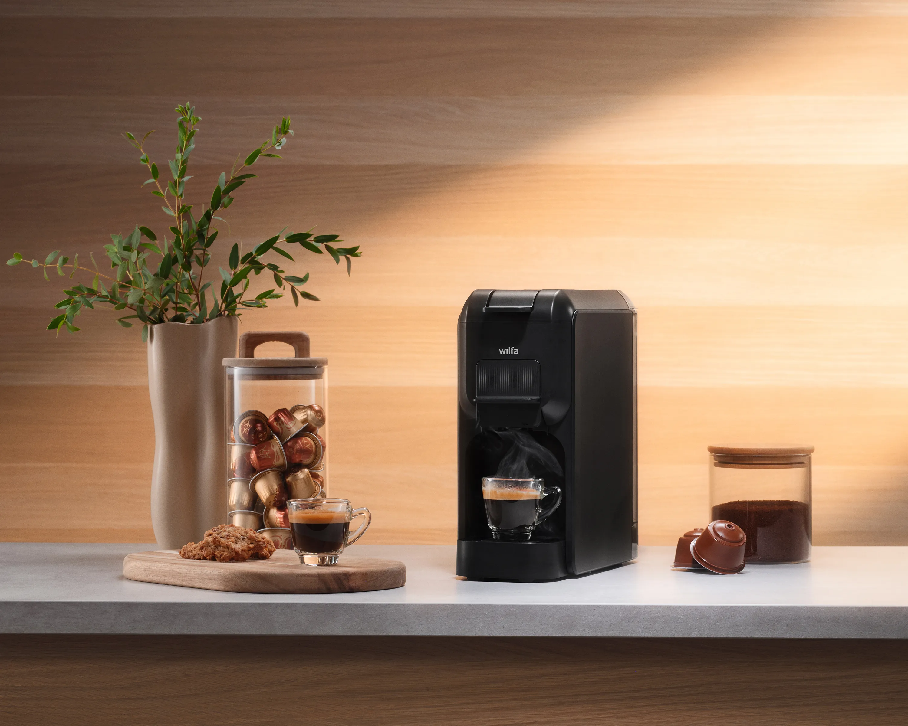 Wilfa Volo Capsule Mini Kapsel Kaffemaskine