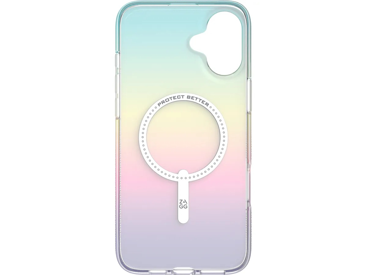 iPhone 16 MagSafe Hülle Milan Snap Case Recycled (702315110) - Regenbogen / Transparent (Pastell)