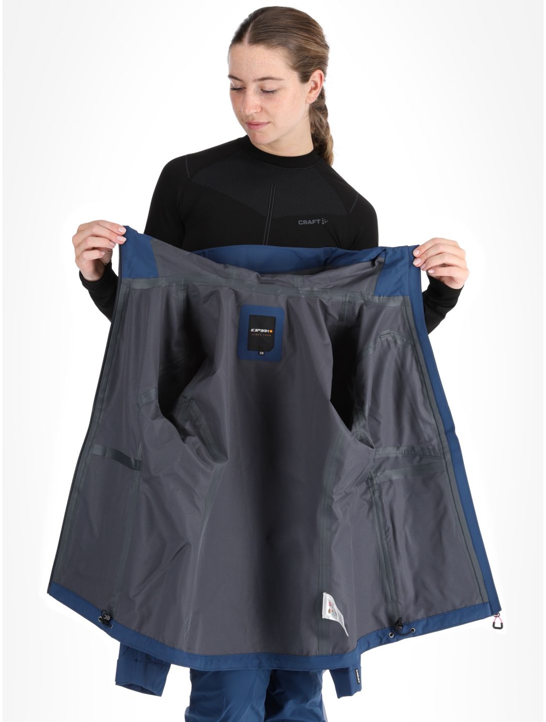 Deblois hardshell ski-jas dames