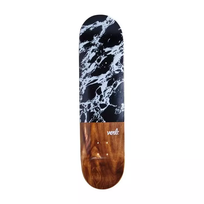 Plateau de skate VERB Marble Dip Noir 8.0