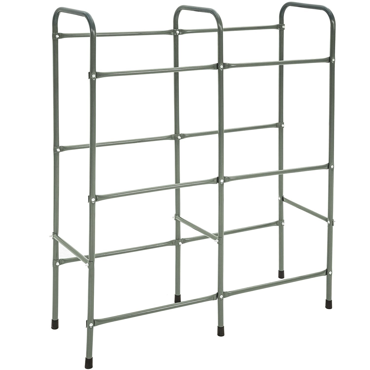 tectake® Getränkekistenregal, aus Stahl, guter Zugriff, 96 x 33 x 116 cm
