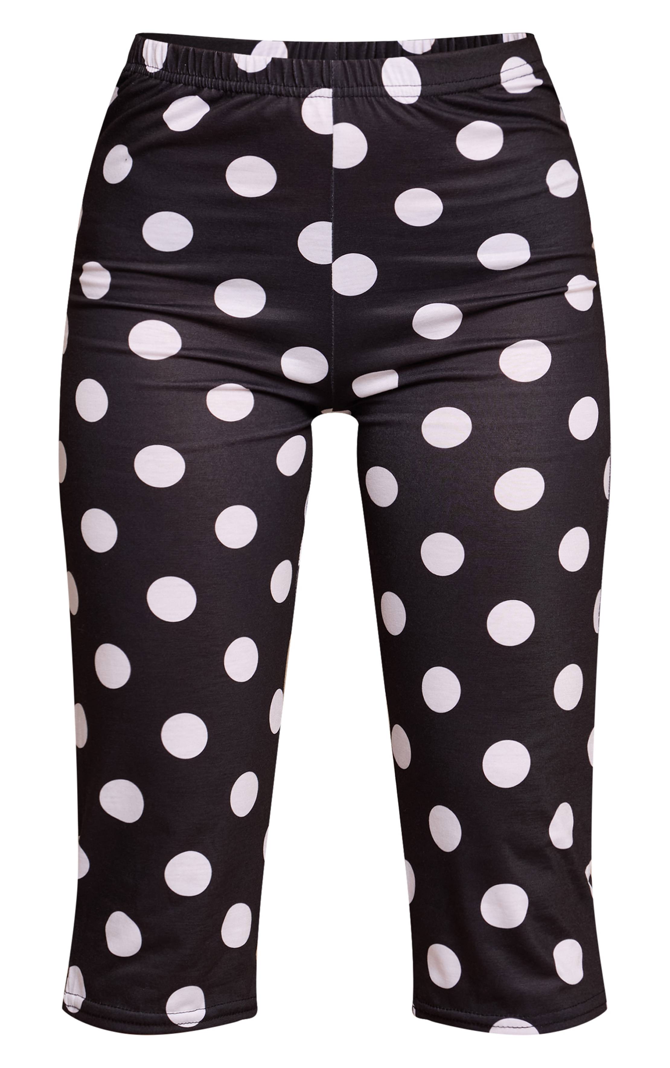 Noir Capri À Pois