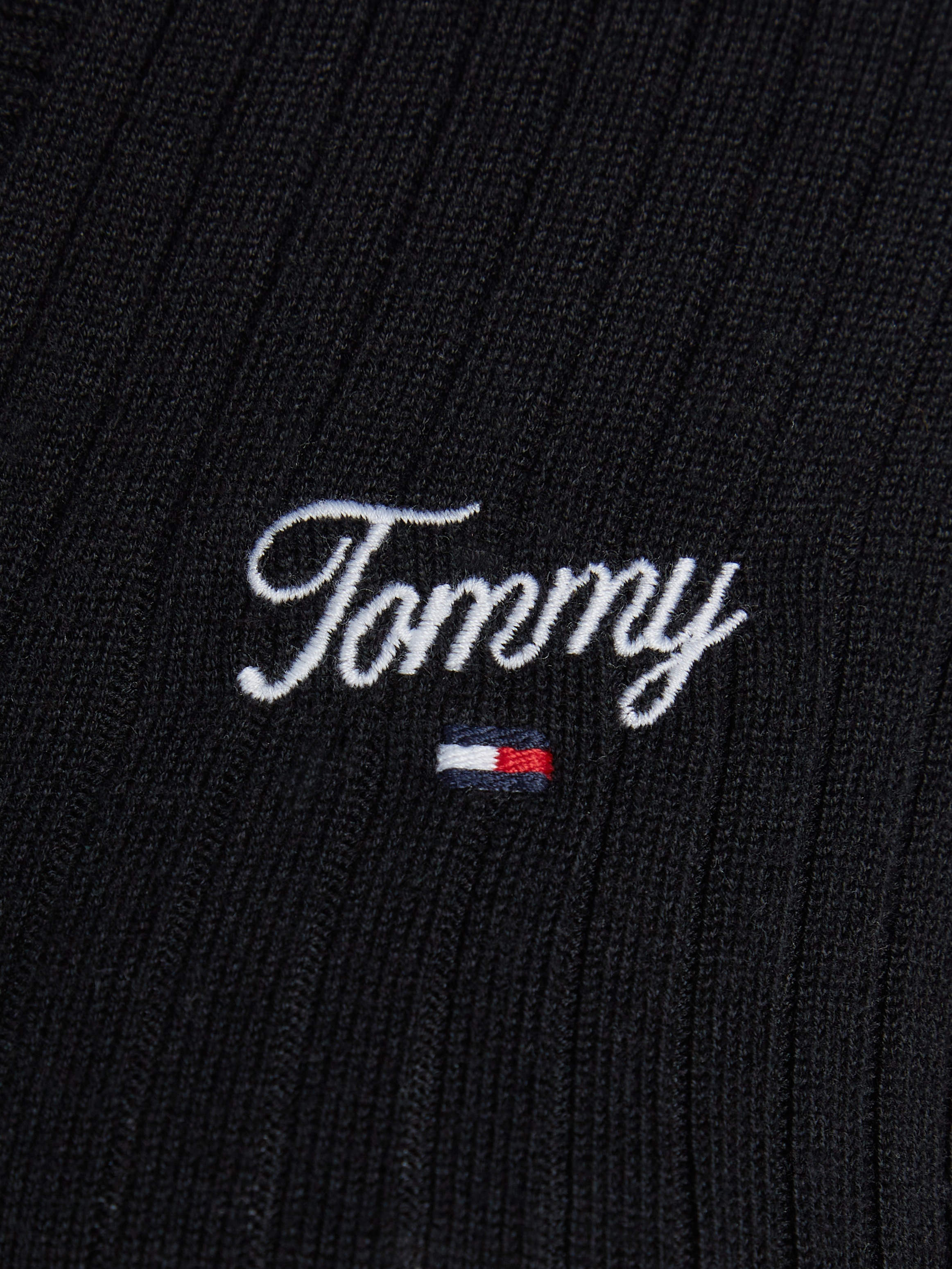 Tommy Jeans Polokleid »TJW SCRIPT POLO SWEATER DRESS« mit Tommy Jeans Script Logo-Schriftzug