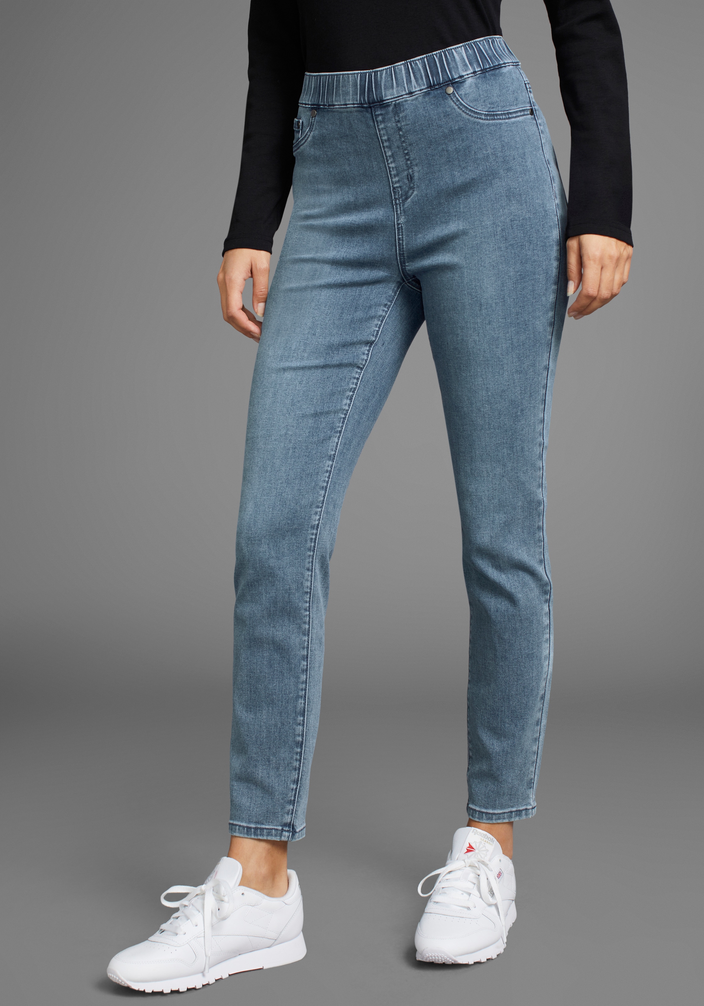 Arizona Skinny-fit-Jeans »Ultra Stretch - Curve Collection«, High Waist