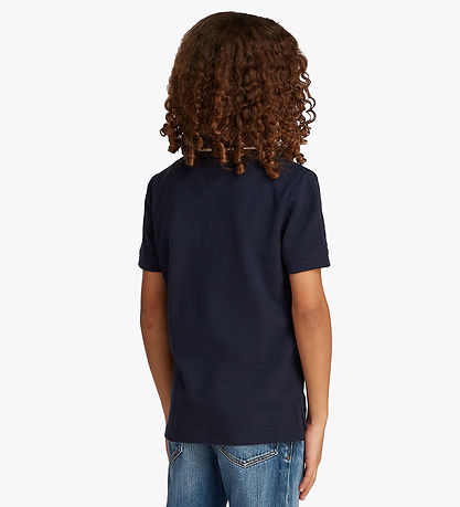 Tommy Hilfiger Polo - Flagge Hilfiger - Dark Nacht Navy