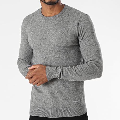 Pull Gris Anthracite Chiné