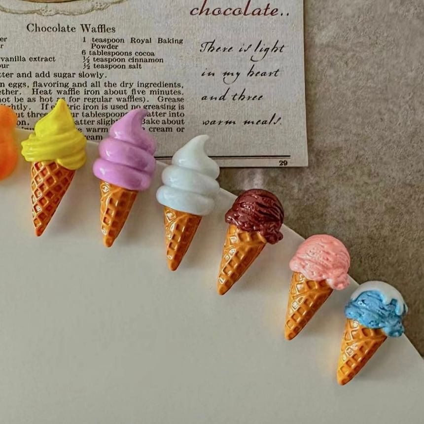 Indus - Dessert Hars Koelkastmagneet (Diverse Ontwerpen) / Set
